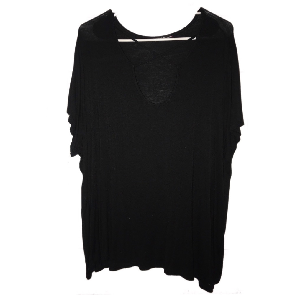 ⚡️Charlotte Russe Plus Crisscross Top